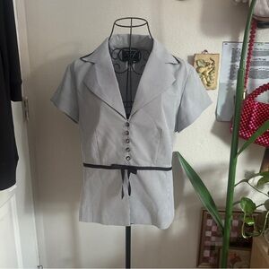 Sweet Suit Vintage Button Up Top sz 10P